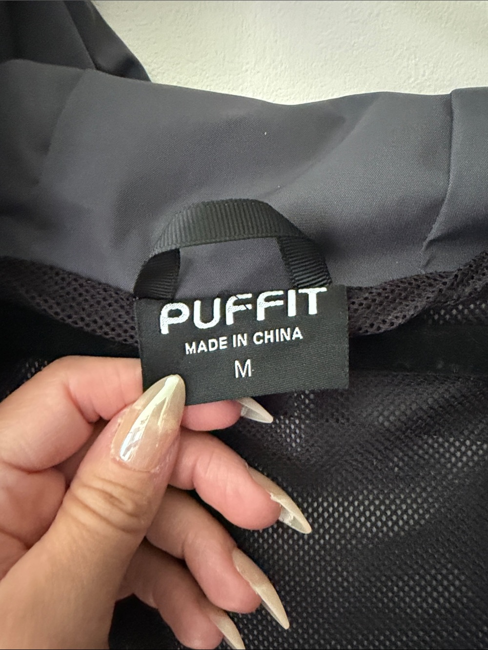 Elegant Charcoal Hooded Bomber Jacket - Picture 8 of 10